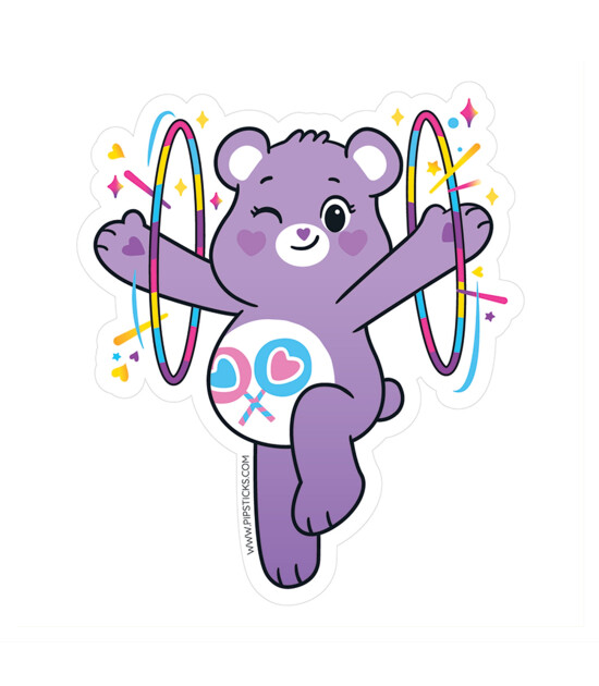 Pipsticks Vinyl Sticker // Share Bear