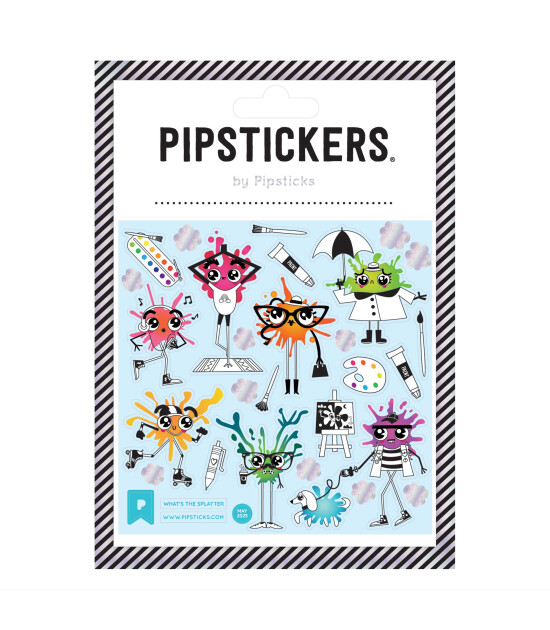 Pipsticks Sticker // What's The Splatter