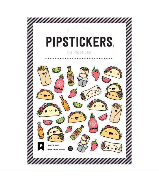 Pipsticks Sticker // Saucy & Sassy