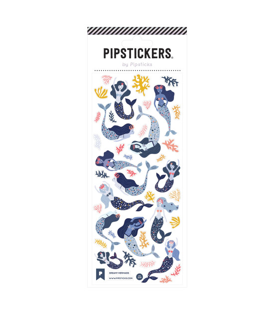 Pipsticks Sticker // Dreamy Mermaids