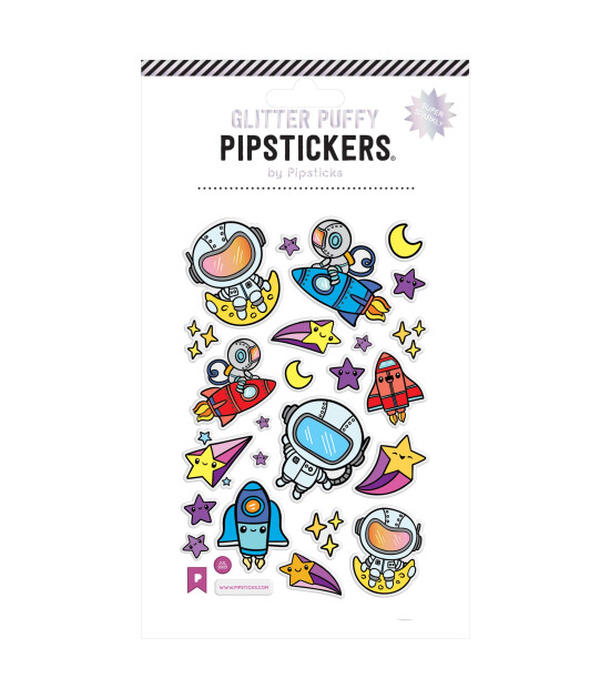 Pipsticks Puffy Sticker // Adorable Astronauts