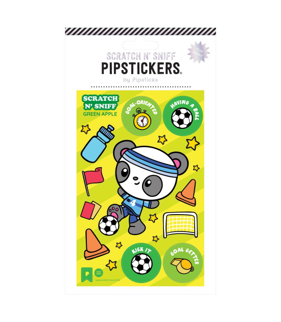 Pipsticks Scratch 'n Sniff Sticker // Kick It!