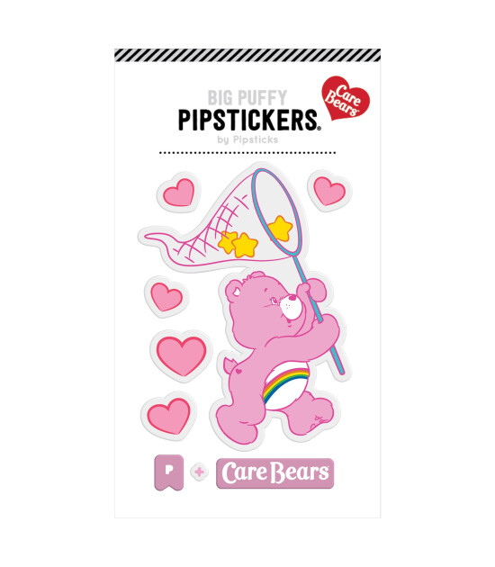 Pipsticks Big Puffy Sticker // Catching Cheer Bear