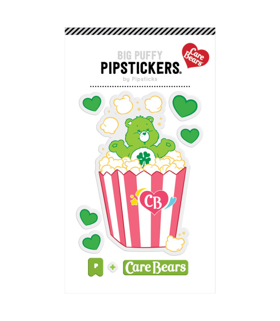 Pipsticks Big Puffy Sticker // Pop In Good Luck Bear