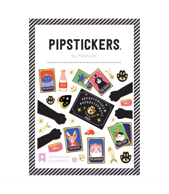 Pipsticks Sticker // Are You Feline Lucky?