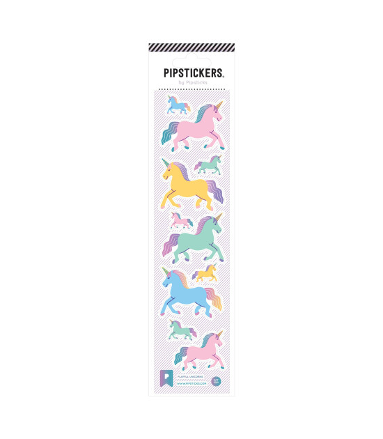 Pipsticks Sticker // Playful Unicorns