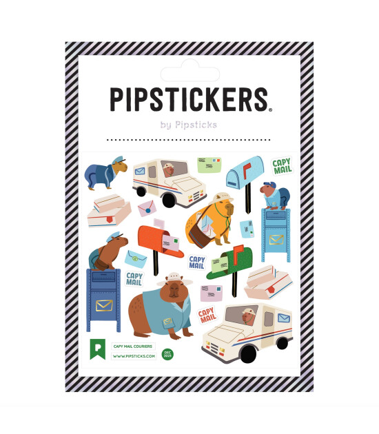 Pipsticks Sticker // Capy Mail Couriers