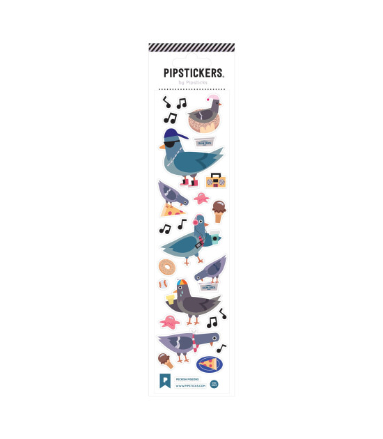 Pipsticks Sticker // Peckish Pigeons