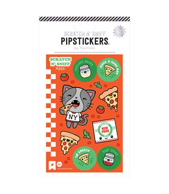 Pipsticks Scratch 'n Sniff Sticker // Wanna Pizza Me?