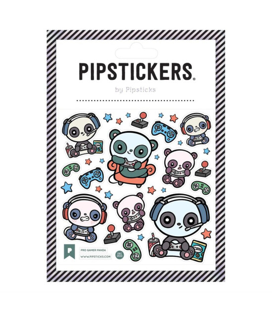 Pipsticks Sticker // Pro Gamer Panda