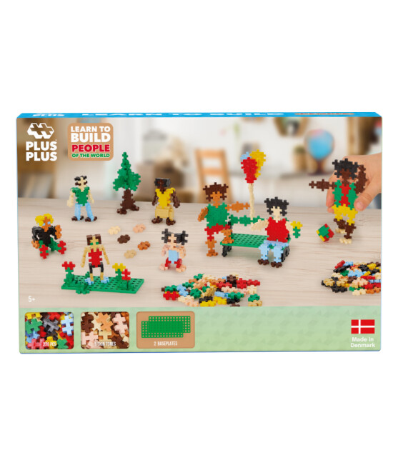 Plus-Plus Learn to Build Yaratıcı Blok // People of the World (275 Parça)