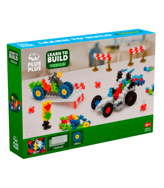 Plus-Plus Learn to Build Yaratıcı Blok // Go Vehicles (500 Parça)