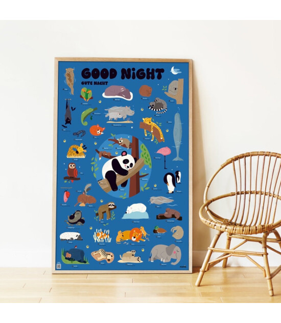 Poppik Discovery Sticker Poster // Good Night