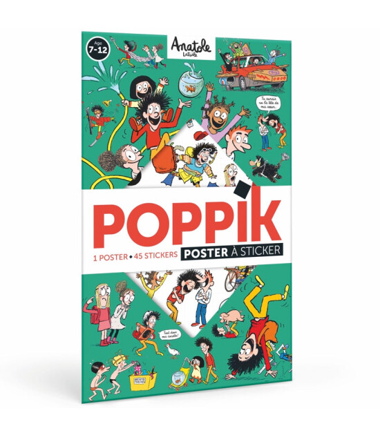 Poppik Discovery Sticker Poster // Anatole Latuıle