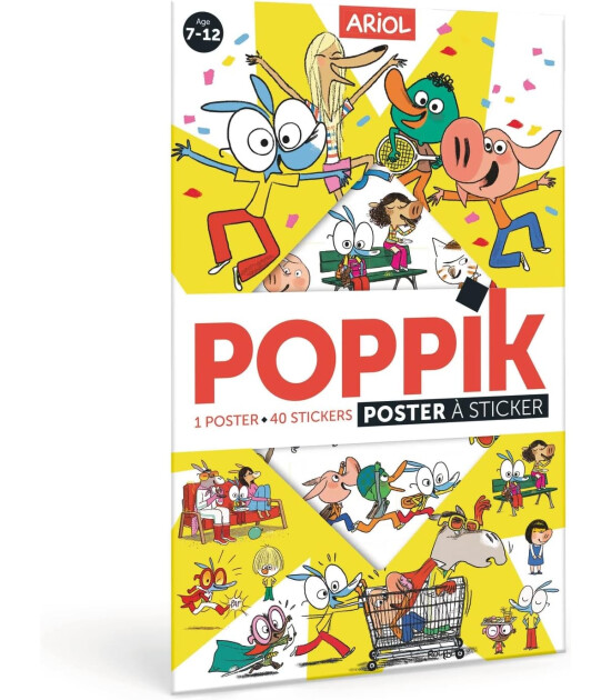 Poppik Discovery Sticker Poster // Ariol