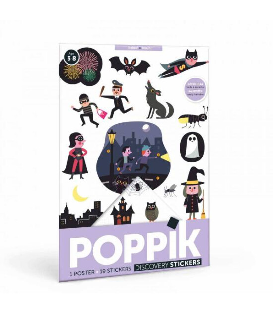 Poppik Mini Sticker Poster // Bouh