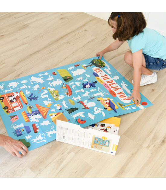 Poppik Discovery Sticker Poster // Animals (Seek and Find)