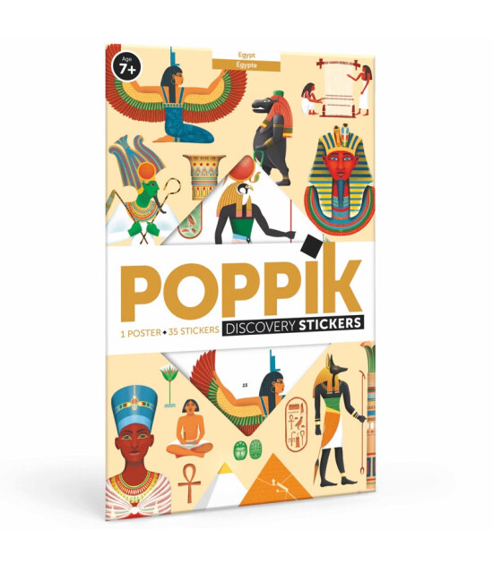 Poppik Discovery Sticker Poster // Egypte