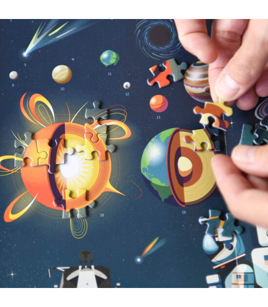 Poppik Puzzle with Poster // Astronomy (500 Parça)