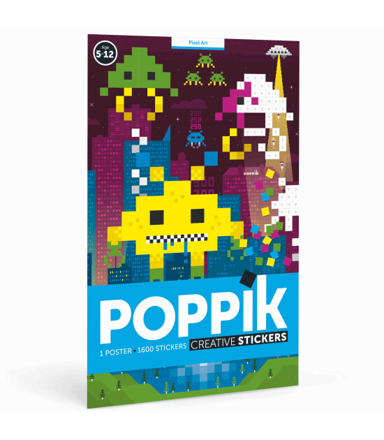 Poppik Creative Pixel Sticker Poster // Art