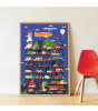 Poppik Discovery Sticker Poster // Vehicles