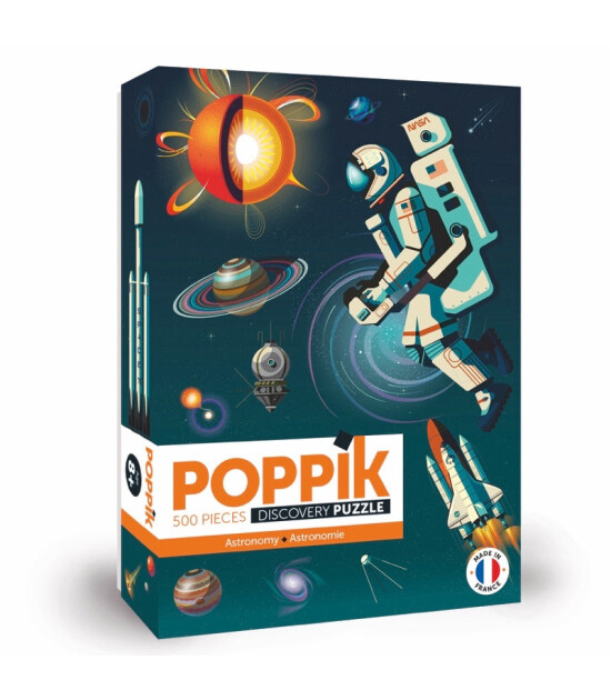 Poppik Puzzle with Poster // Astronomy (500 Parça)