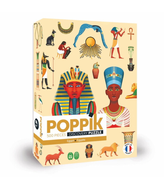 Poppik Puzzle with Poster // Egypte (500 Parça)