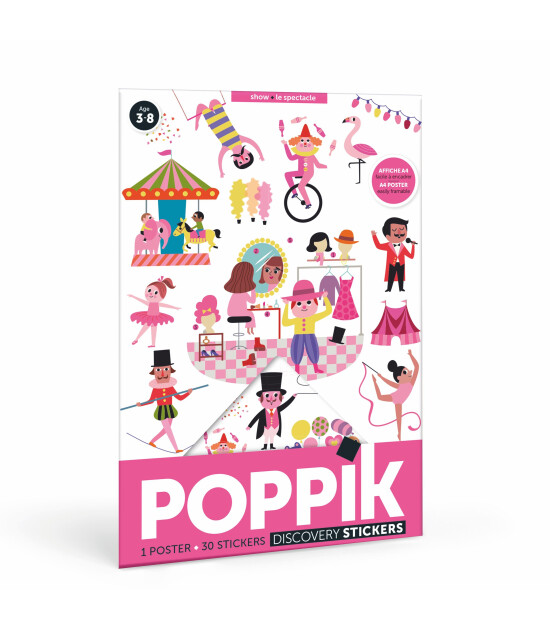 Poppik Mini Sticker Poster // Show