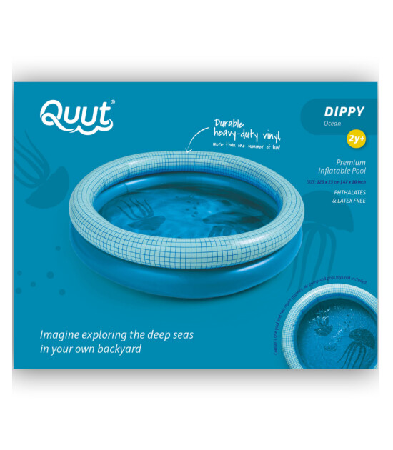 Quut Dippy Şişme Çocuk Yüzme Havuzu // Ocean (Large)