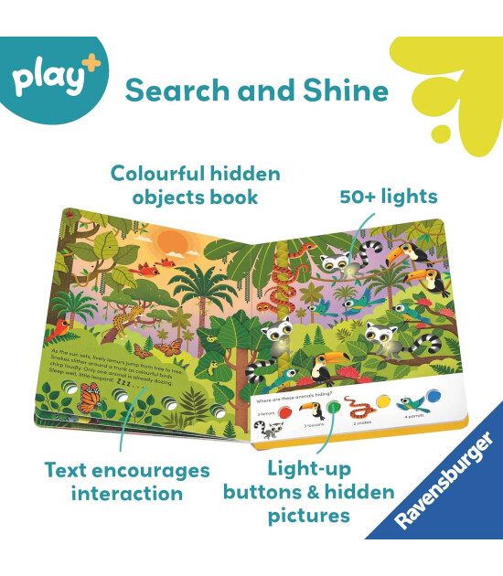 Ravensburger Search and Shine In The Jungle