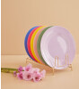 Rice Melamine Round Yemek Tabak // 6 Colors