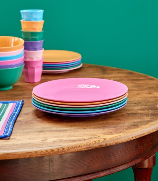 Rice Melamine Round Yemek Tabak // 6 Color