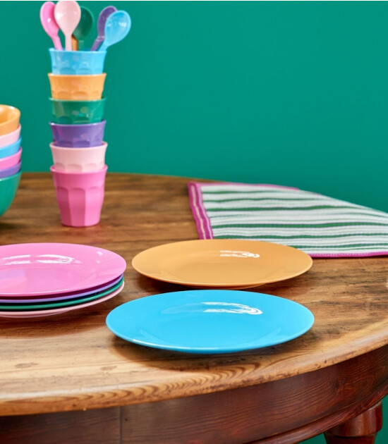 Rice Melamine Round Pasta Tabak // 6 Colors