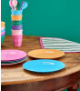 Rice Melamine Round Pasta Tabak // 6 Colors