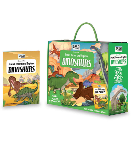 Sassi Junior Puzzle // Dinosaurs (205 Parça)