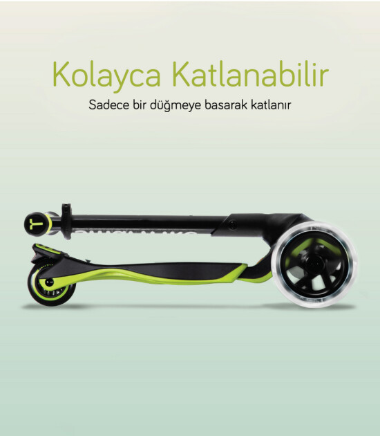 SmarTrike Xtend 3 Aşamalı Büyüyebilen Çocuk Scooter (3-12 Yaş) // Lime