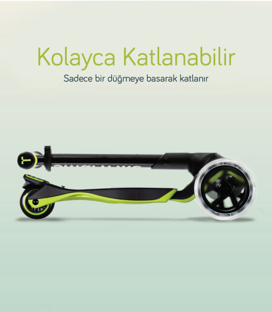 SmarTrike Xtend Büyüyebilen Ride On Scooter (12 Ay - 12 Yaş) // Lime