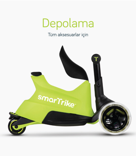 SmarTrike Xtend Büyüyebilen Ride On Scooter (12 Ay - 12 Yaş) // Lime