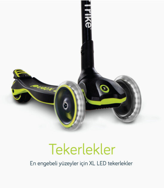 SmarTrike Xtend Büyüyebilen Ride On Scooter (12 Ay - 12 Yaş) // Lime