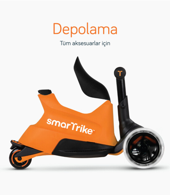 SmarTrike Xtend Büyüyebilen Ride On Scooter (12 Ay - 12 Yaş) // Orange