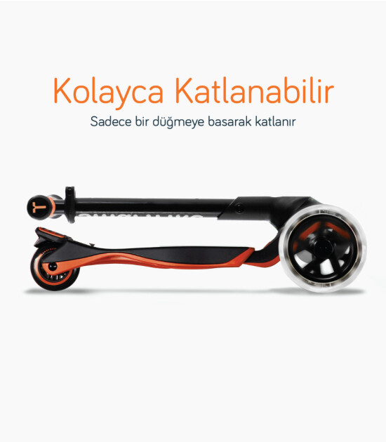 SmarTrike Xtend Büyüyebilen Ride On Scooter (12 Ay - 12 Yaş) // Orange