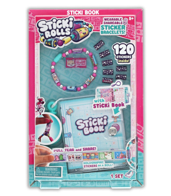 Sticki Rolls Sticki Book Pack (120 sticker + Book)