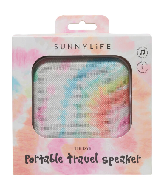 Sunnylife Taşınabilir Seyahat Hoparlörü // Tie Dye