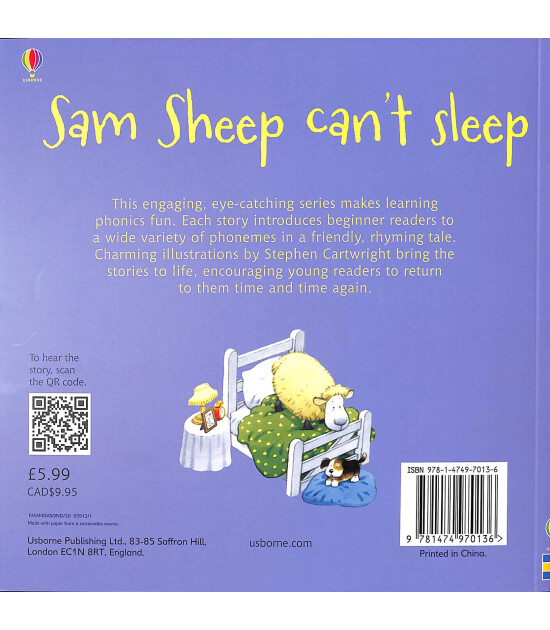 Usborne Sam sheep can't sleep