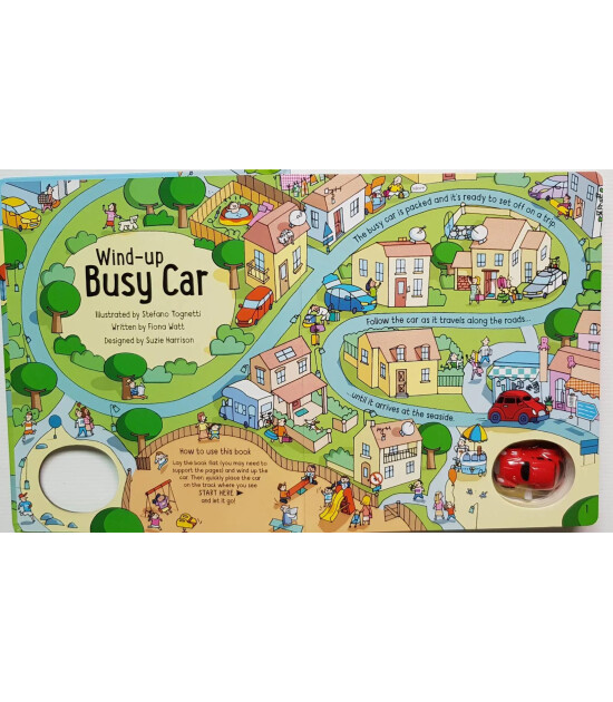 USB - Wind-Up Busy Car