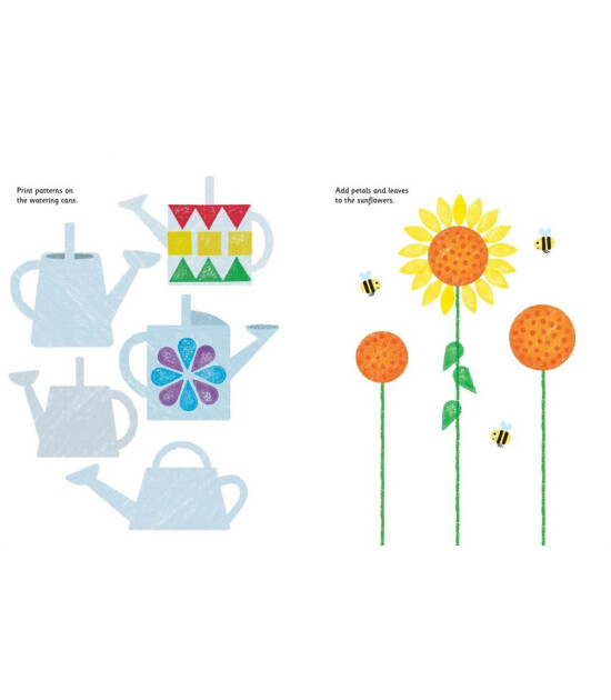 Usborne Publishing Rubber Stamp Activities: Garden