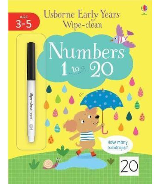 Usborne Early Years Wipe-Clean Numbers 1 to 20