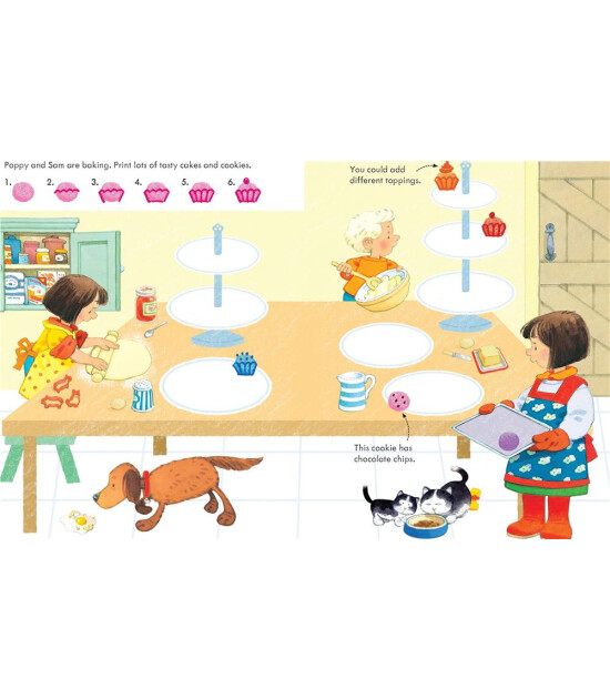 Usborne Publishing Fingerprint Activities: Poppy and Sam's