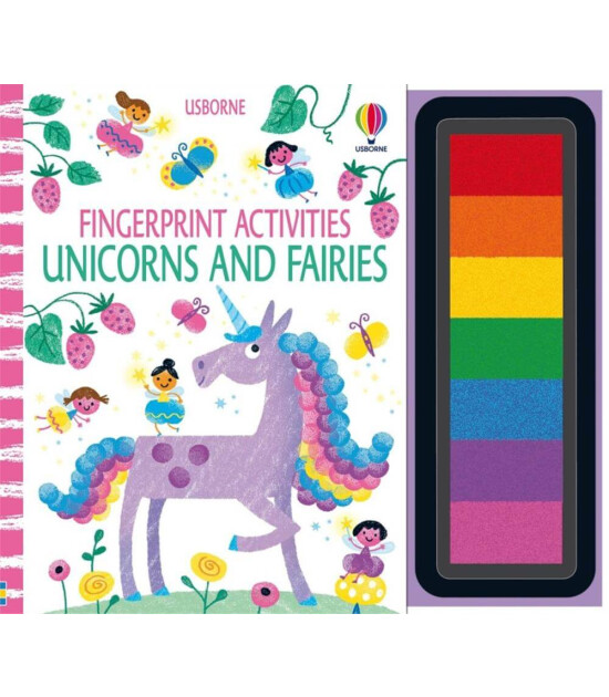 Usborne Fingerprint Activities // Unicorns and Fairies