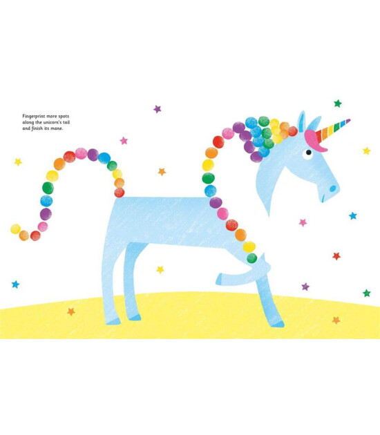 Usborne Fingerprint Activities // Unicorns and Fairies